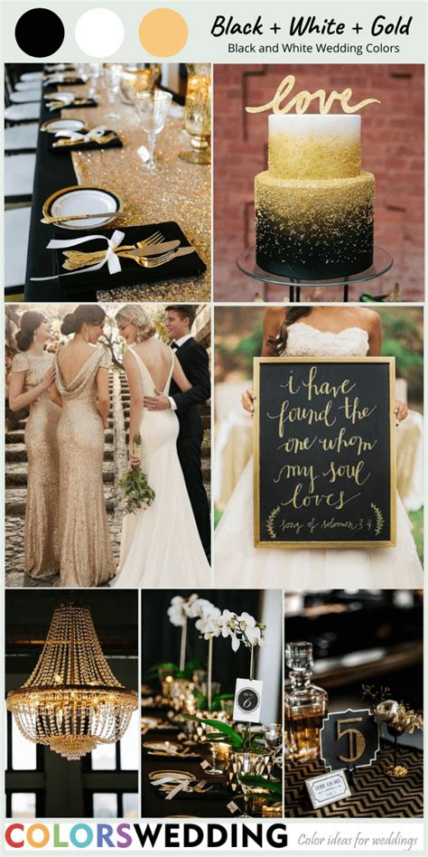 Colors Wedding Perfect 8 Black And White Wedding Color Combos