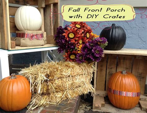 Fall Front Porch With Diy Crates For Free Heartwork Organizing Tips