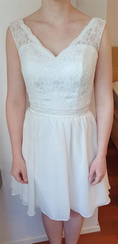 Brautkleider ► individuell & modern fürs standesamt oder die kirche kurz & lang + tolle zweiteiler verliebe dich hier in.brautkleider kollektion für moderne bräute. Kurzes Brautkleid - Brautkleid gebraucht Occasionen