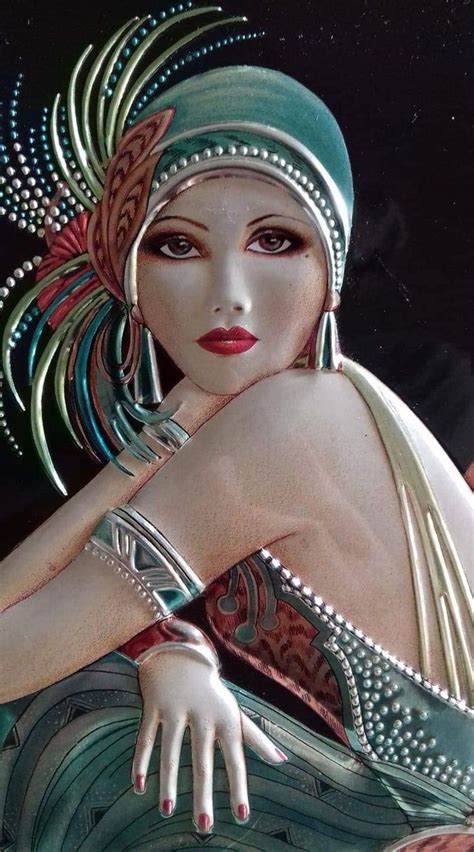 Pin By Lynn Nelson On Vintage In 2022 Art Deco Paintings Art Deco