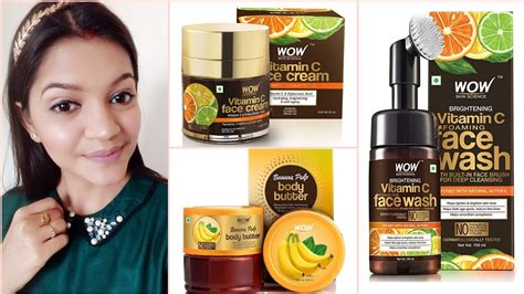 Wow Vitamin C Face Cream And Foaming Facewash Review Wow Skincare
