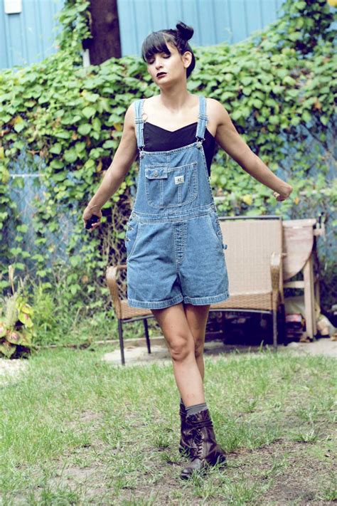 90s Denim Bib Overall Shorts Shortalls By Morningthrift On Etsy