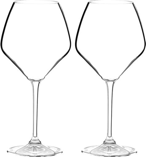 Riedel Heart To Heart Crystal Pinot Noir Wine Glass Set Of 2