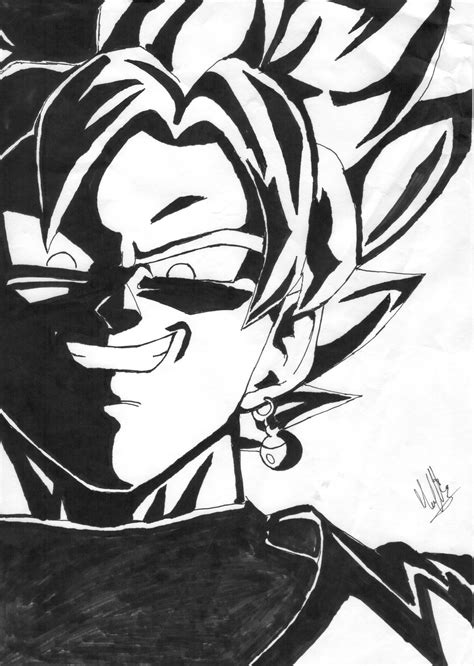 Goku black but he's actually black. Goku Black Super Saiyan Rose! by Maurikoos on DeviantArt