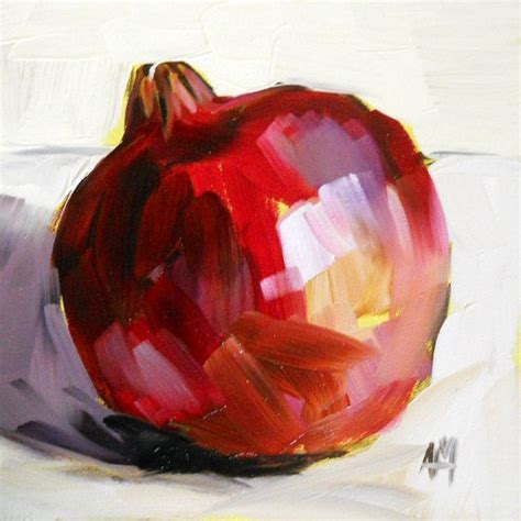 Images Of Pomegranate Painting Pomegranate Original Painting By