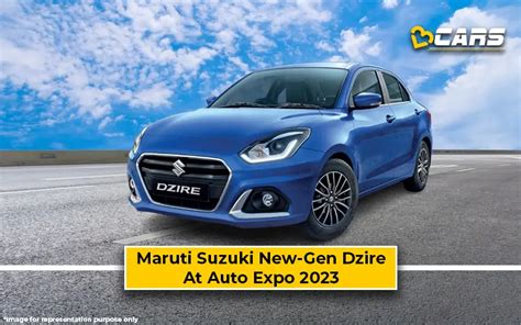 2023 Auto Expo Maruti Suzuki To Showcase New Gen Dzire Sedan