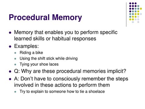 Procedural Memory Definition And Examples Live Science Riset
