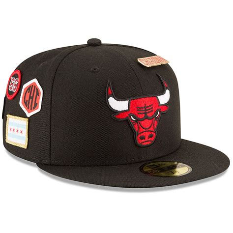 New Era Chicago Bulls Black 2018 Draft 59fifty Fitted Hat