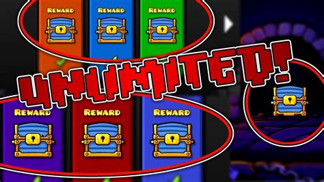 Patched Geometry Dash 21 Glitch Unlimited Chests Youtube