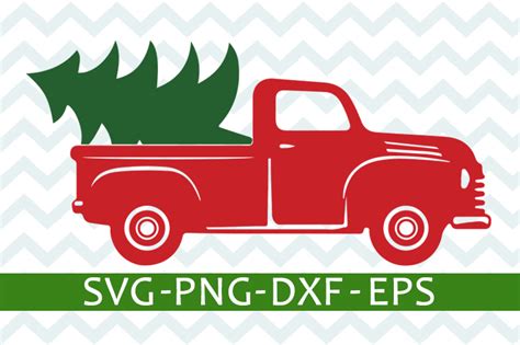 Free Free 144 Svg Red Truck With Tree SVG PNG EPS DXF File