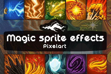 Pixel Art Magic Sprite Effects And Icons Pack CraftPix Net