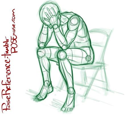 Sad Sitting Poses