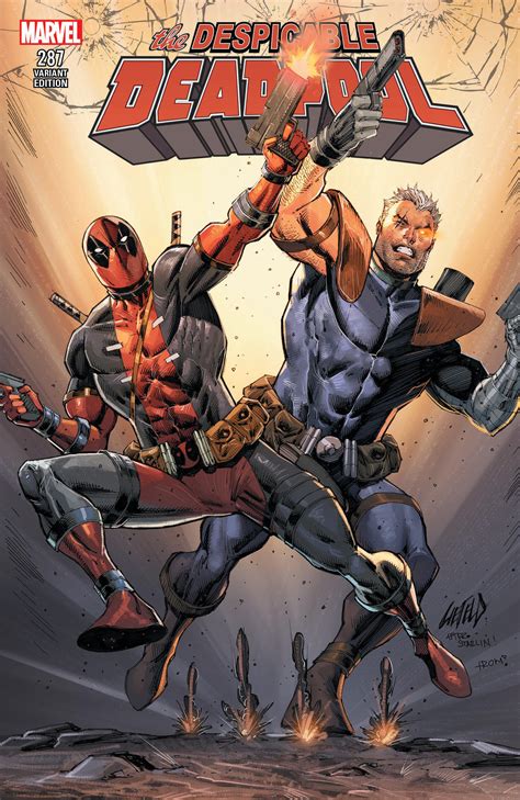 Signed Despicable Deadpool Exclusive Liefeld Cable Variant Rob