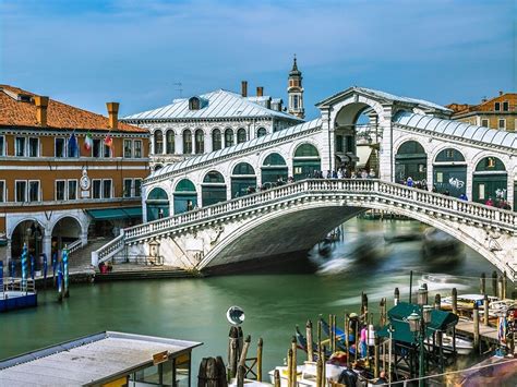 Famous Rialto Bridge Venice Italy Ftbr 1896 By Assaf Frank