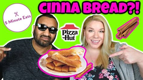 Pizza Hut Cinnamon Sticks Review YouTube