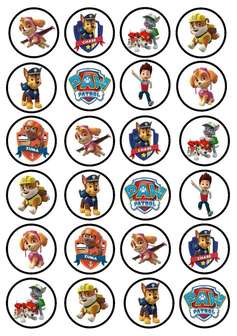 Paw Patrol Characters Printables Printable World Holiday The Best