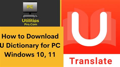 How To Download U Dictionary For Pc Windows 10 11 Youtube