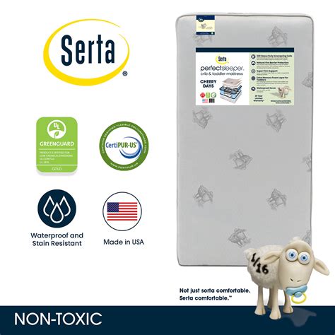 Memorial day sale.get a free boxspring or a free adjustable base with the purchase of serta perfect sleeper mattresses. Serta Perfect Sleeper Cheery Days 2-Stage Crib and Toddler ...