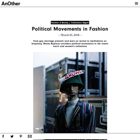 Political Movements In Fashion Pearltrees