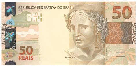 Cédula De 50 Reais Série Ej A Mais Escassa Das Cédu