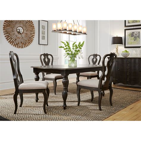 liberty furniture chesapeake relaxed vintage rectangular dining table