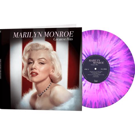 Marilyn Monroe Greatest Hits Pinkpurple Splatter Vinyl Cleopatra Records Store