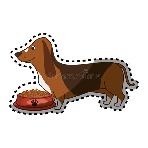 Cute Doggy Pet Icon Stock Vector Illustration Of Canine 88466806