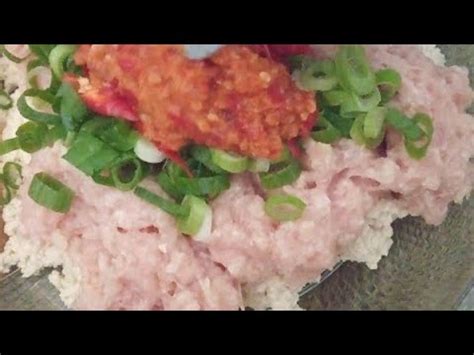 Resep cara membuat botok, umumnya memakai isian tahu tempe dan teri. RESEP BOTOK TAHU AYAM CINCANG #resep_bisa_dibaca_di_deskripsi_box - YouTube