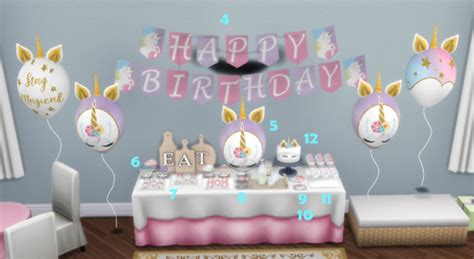 Diy Birthday Birthday Party Decorations Happy Birthday The Sims 4 Pc