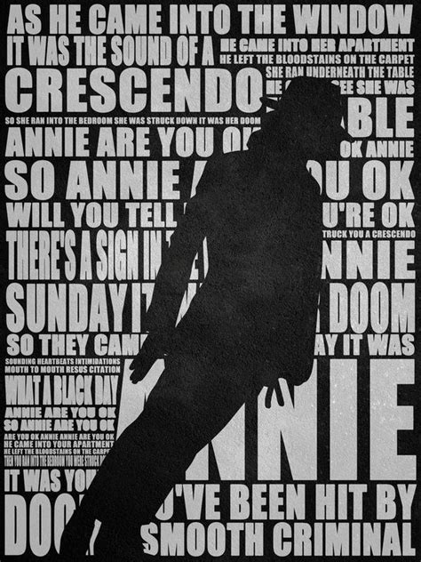 Resultado De Imagem Para Michael Jackson Lyrics Typography Print