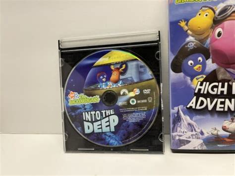 The Backyardigans DVD Lot Of High Flying Adventure Into The Deep Super Spy DVDs Blu