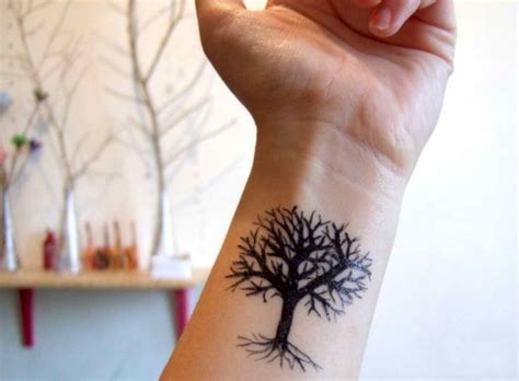 30 Amazing Idea Tree Tattoo That Can Inspire You Wrist