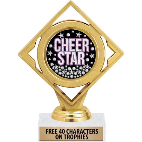 Cheerleading Trophies Crown Awards