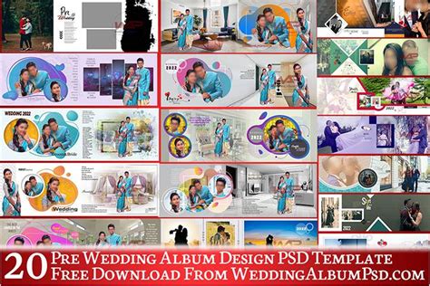 Indian Pre Wedding Album Design 12x30 Psd Sheet Weddingalbumpsd