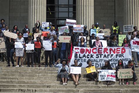 Wits staff protest against police on campus | GroundUp
