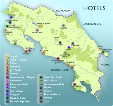 Costa Rica Hotels Descriptions Reviews And Prices