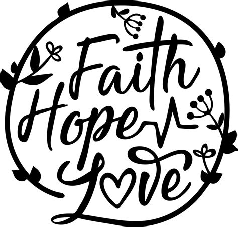 Armor of god ephesians 6:10 free svg file. Free Faith Hope Love SVG Cut File | Craftables
