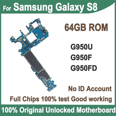 Carte M Re 64 Go Originale D Bloqu E Pour Samsung Galaxy S8 G950F