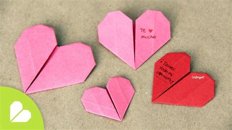 Cómo Hacer Un Corazón De Papel Con Origami O Papiroflexia Fácil Paso A