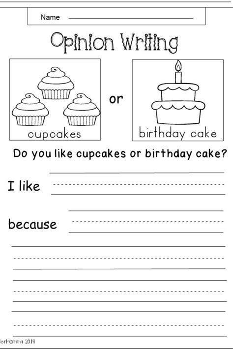 Free Kindergarten Writing Worksheets - kindermomma.com | Opinion