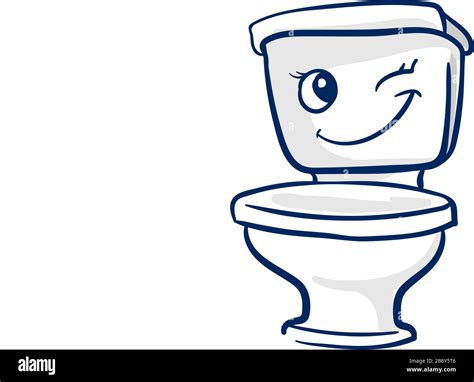 Vector Illustration Of Cartoon Toilet Stock Vector Im