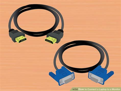 Connect the other end of the video cable to your computer. How to Connect a Laptop to a Monitor - wikiHow