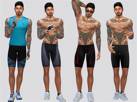 Marks Cycling Shorts The Sims 4 Catalog