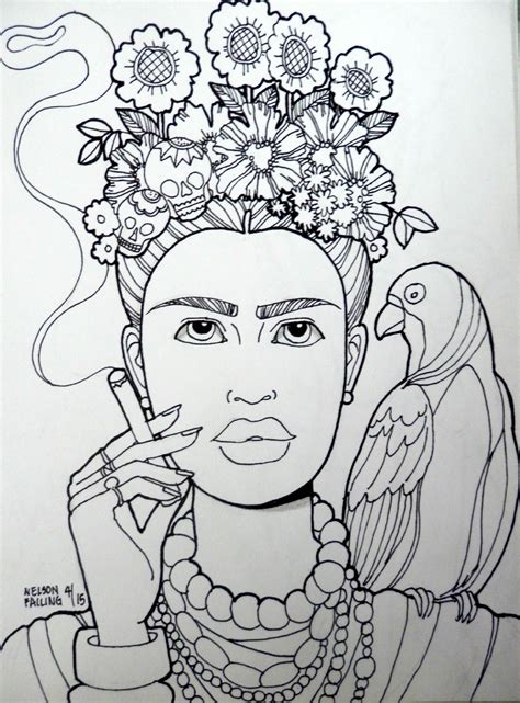 Free Frida Kahlo Printables Printable Templates