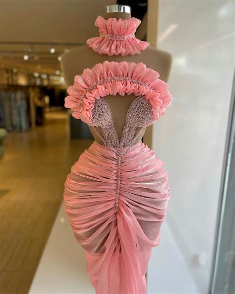 Minnas Instagram Profile Post “unique Pinky Ruffle Dress Designed By