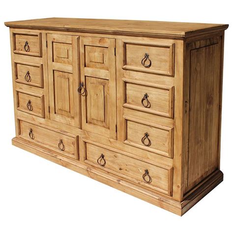 Rustic Pine Collection Tonala Dresser Com23