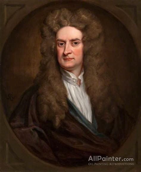 Sir Godfrey Kneller Bt Sir Isaac Newton Oil Painting Reproductions