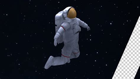Spinning Astronaut Motion Graphics Videohive