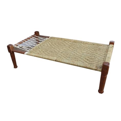 Indian Design Urban Manjhi Woven Natural Daybed Charpai Doxey
