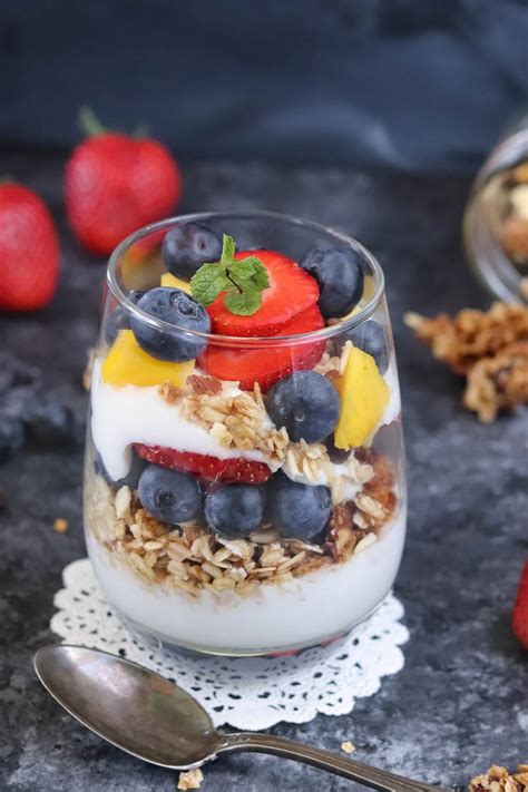 Homemade Berrylicious Granola Parfait Gluten Free Vegan Granola Parfait